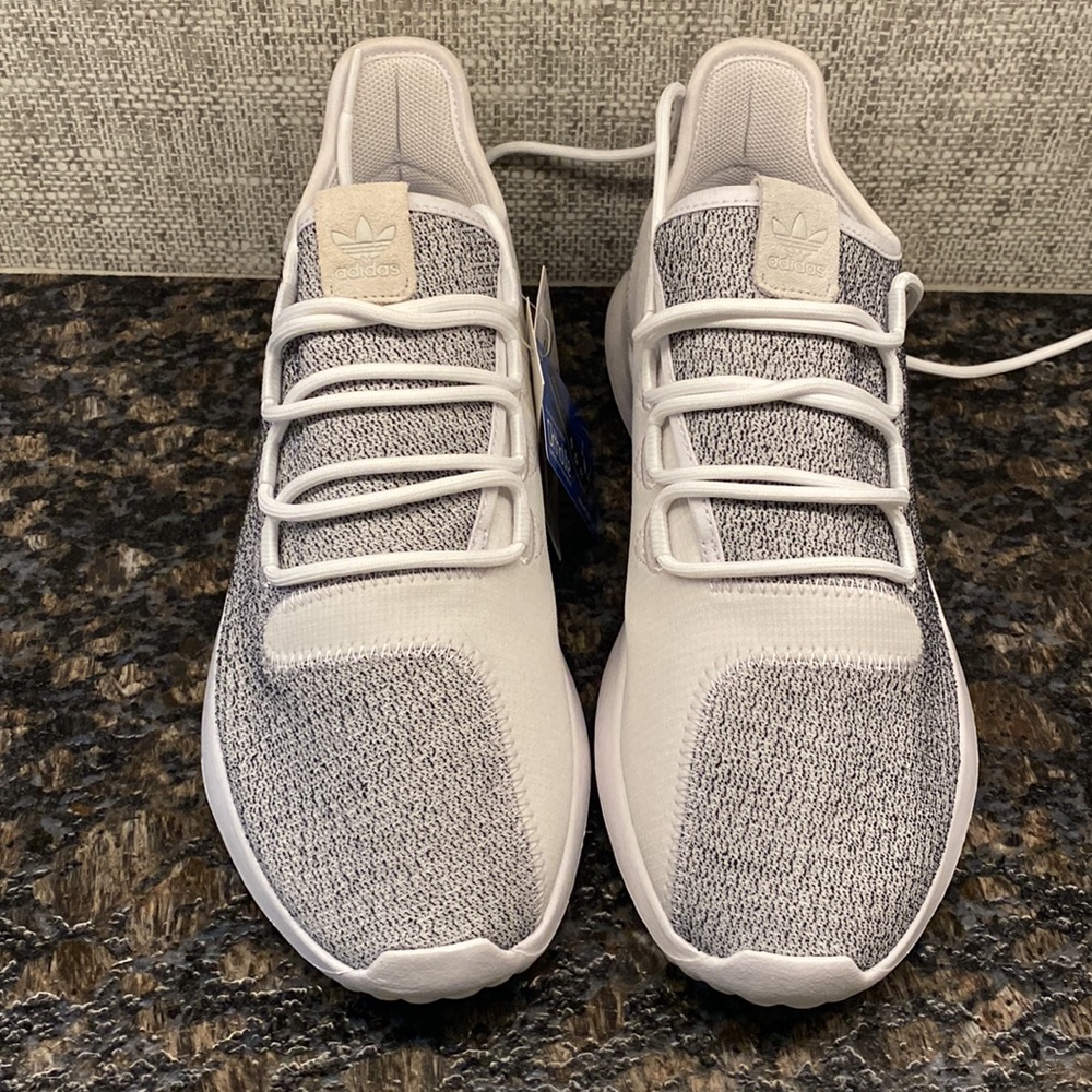 Adidas Ortholite Tubular Shadow Men’s size US 9 gray and white lace up sneaker